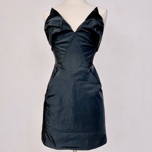 ALL SAINTS vintage -one of a kind - black strapless corset minidress. UK 6 US 2